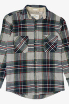 Vintage Gray Northwest Territory Button Up Flannel Shirt (1990s)