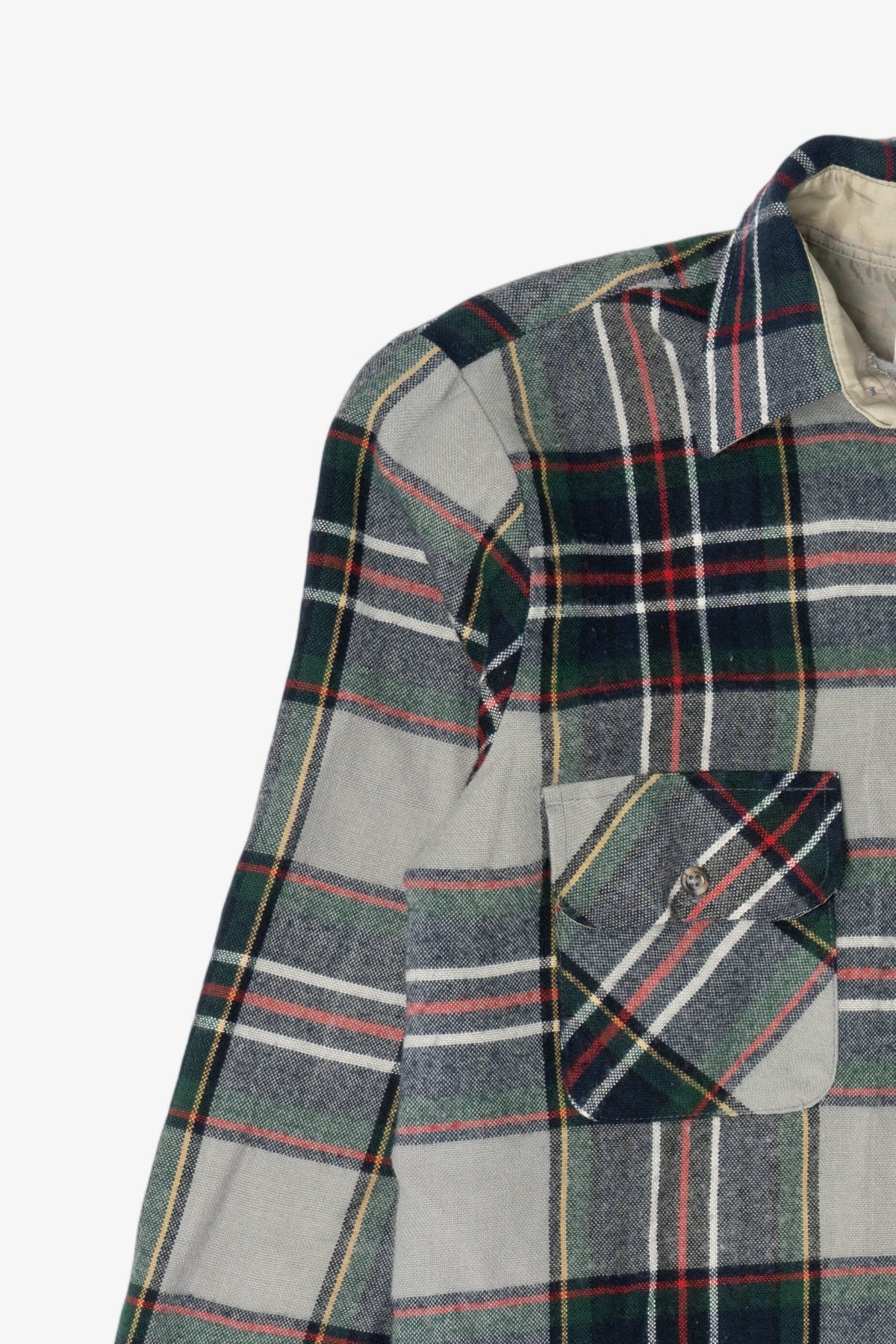 Vintage Gray Northwest Territory Button Up Flannel Shirt (1990s)