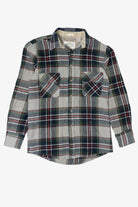 Vintage Gray Northwest Territory Button Up Flannel Shirt (1990s)