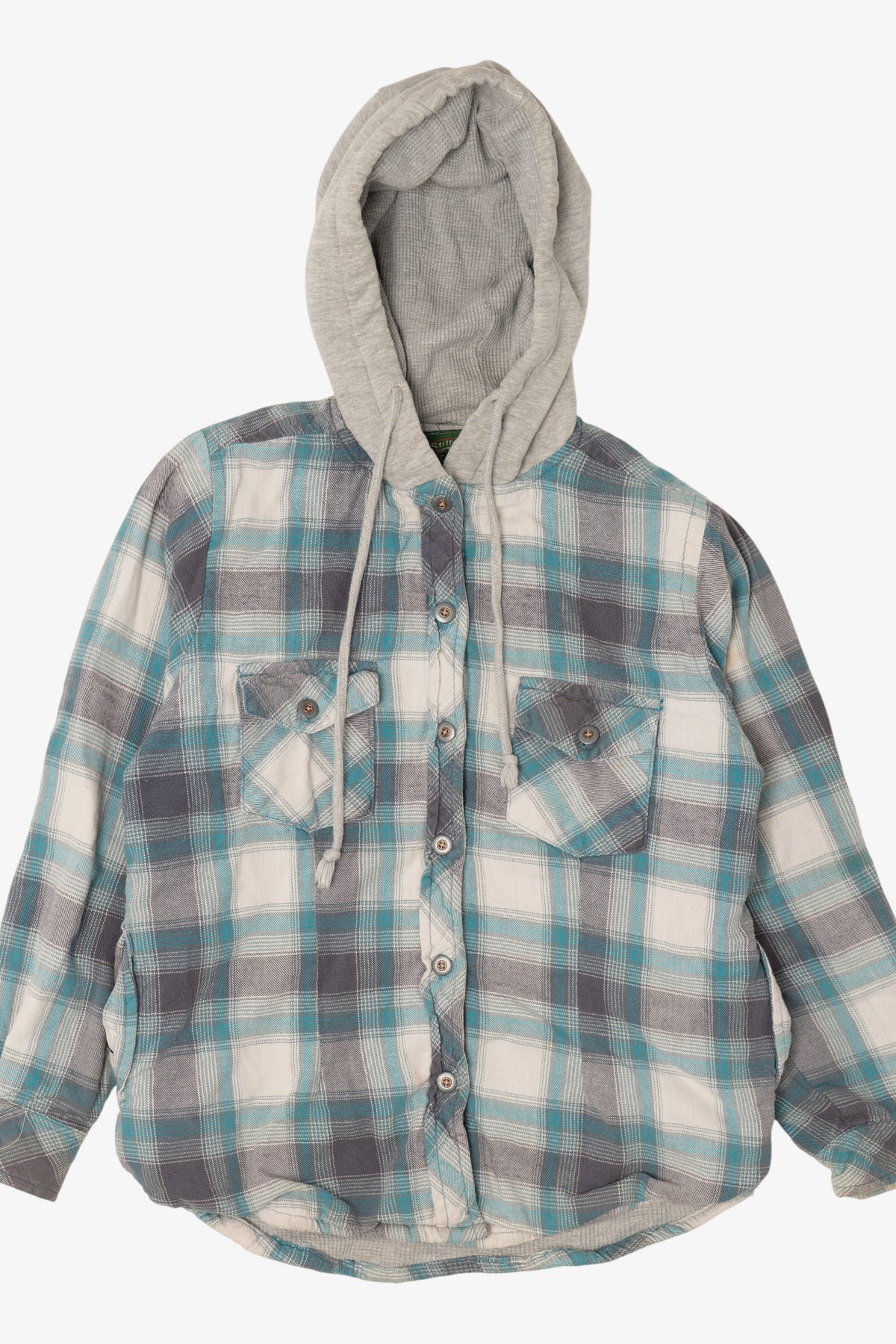 Stillwater Supply Co. Hooded Plaid Button Up Jacket (2010s)