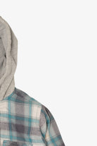 Stillwater Supply Co. Hooded Plaid Button Up Jacket (2010s)