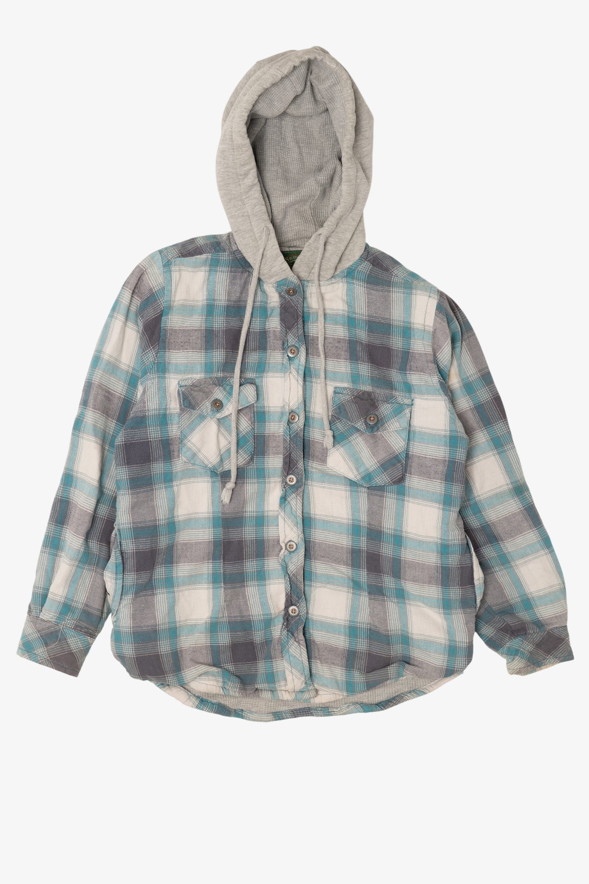 Stillwater Supply Co. Hooded Plaid Button Up Jacket (2010s)