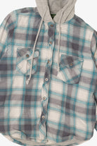 Stillwater Supply Co. Hooded Plaid Button Up Jacket (2010s)