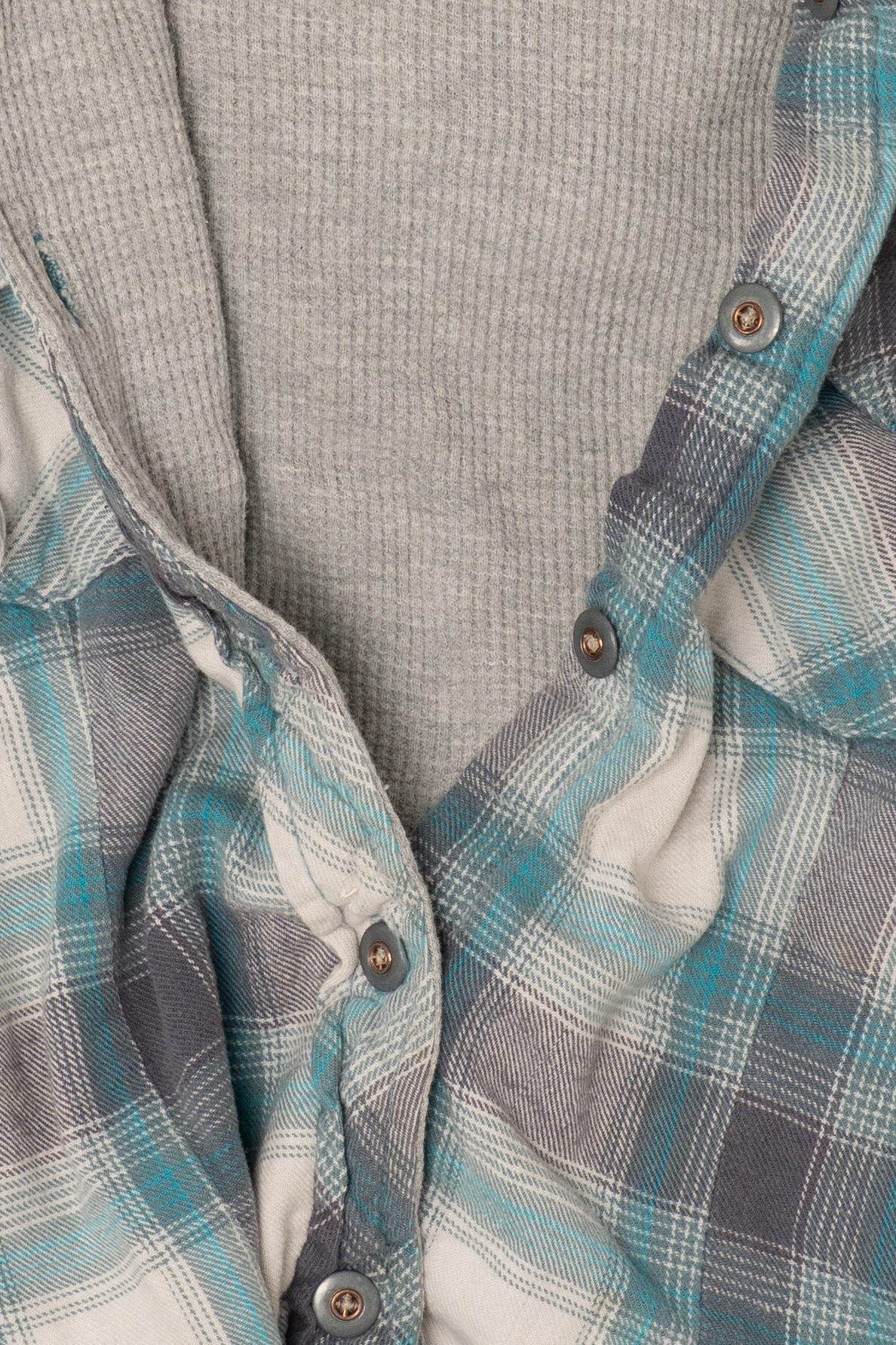 Stillwater Supply Co. Hooded Plaid Button Up Jacket (2010s)