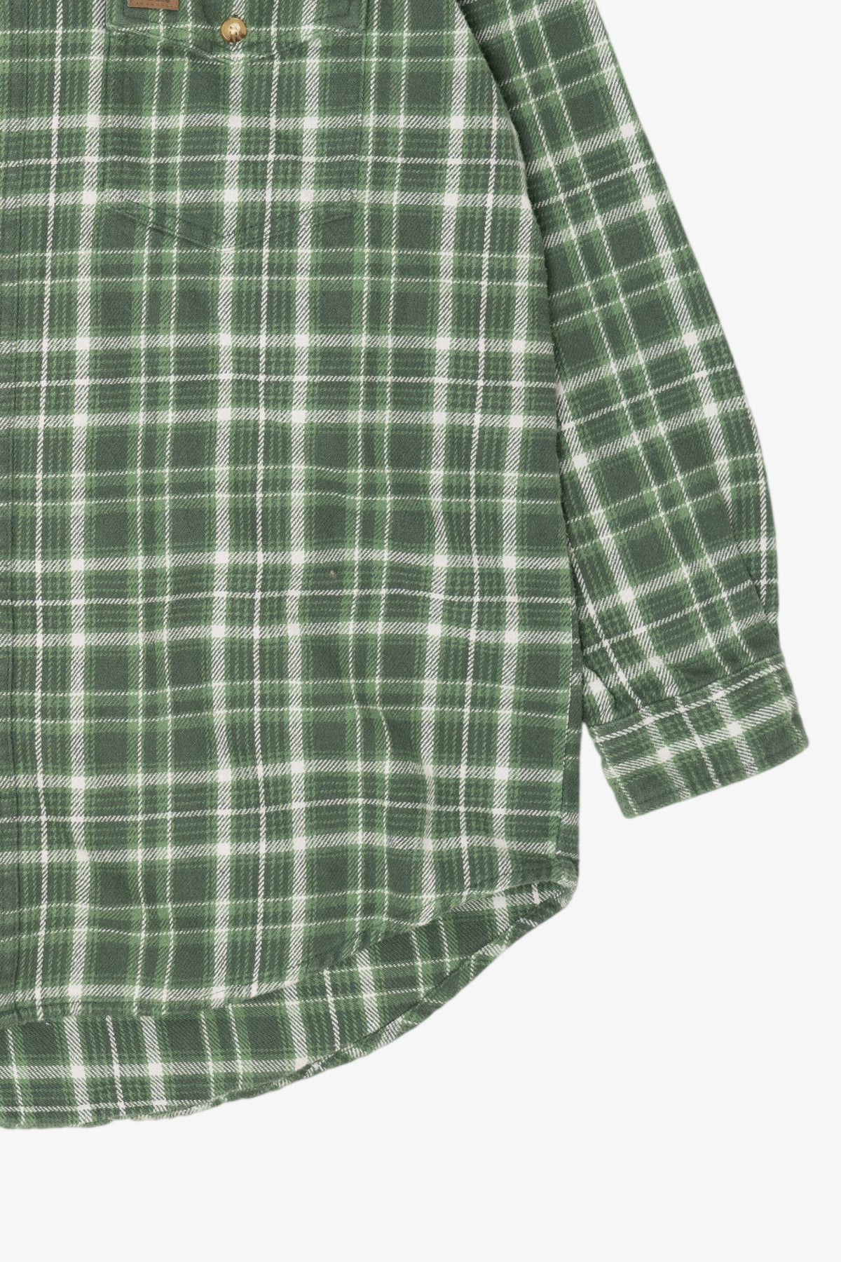 Vintage Green Plaid Wranglers Riggs Button Up Shirt (2000s)