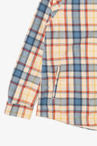 L.L. Bean Plaid Hooded Full Zip Flannel Shirt (2010s)