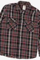 Black And Red Plaid Dickies Button Up Shirt (2010s)