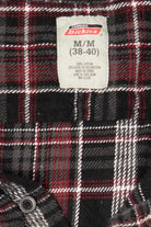 Black And Red Plaid Dickies Button Up Shirt (2010s)