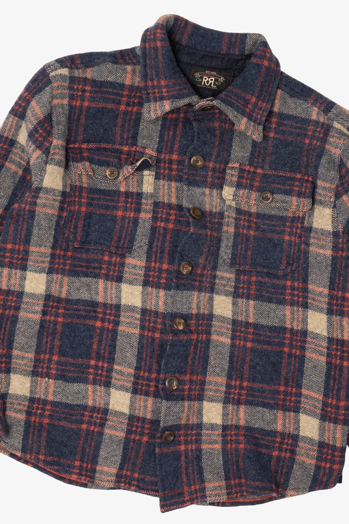 Vintage Plaid Flannel Ralph Lauren Button Up Shirt (1990s)