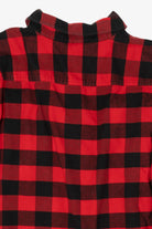 Vintage Red Plaid Chaps Half Zip Flannel Shirt (2000s)