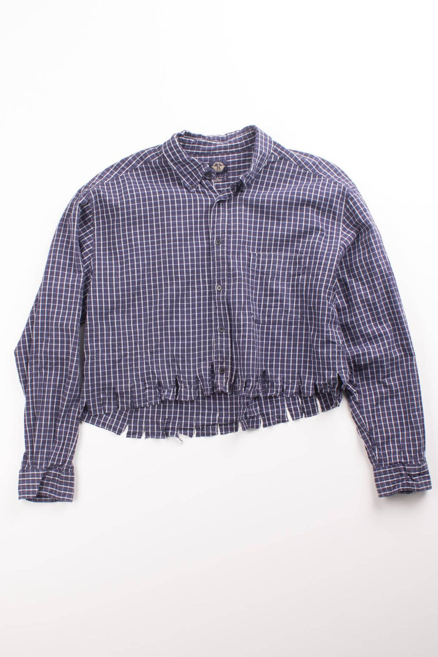 Dockers Cropped Flannel Shirt