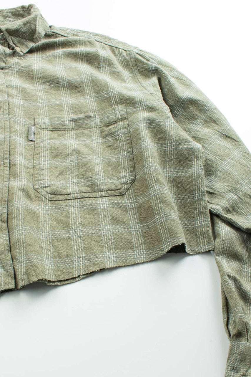 Cropped Woolrich Flannel Shirt (2000s)