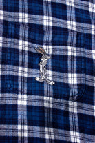 Bugs Bunny Embroidered Flannel Shirt