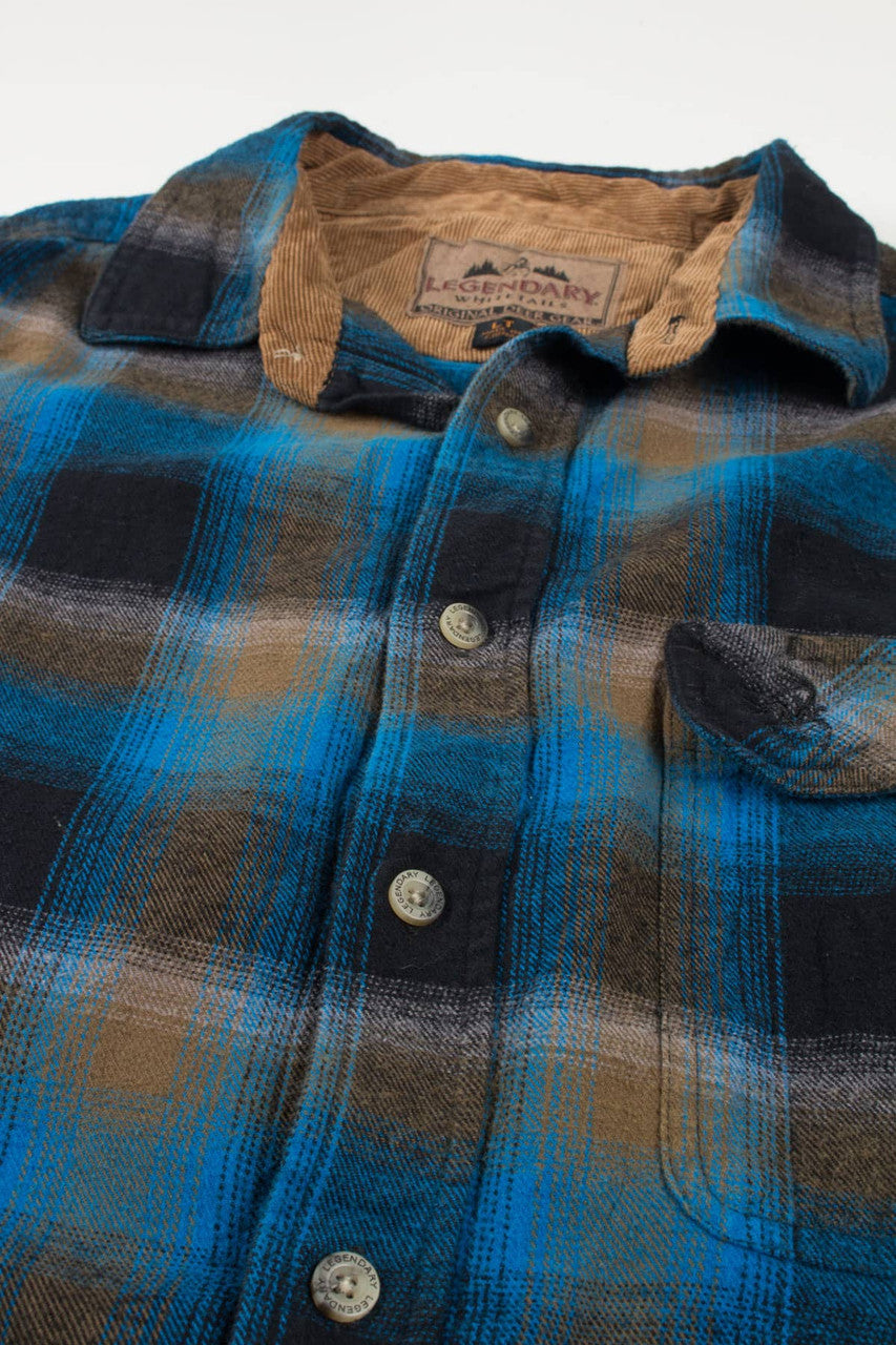 Vintage Legendary Whitetails Flannel Shirt 3514