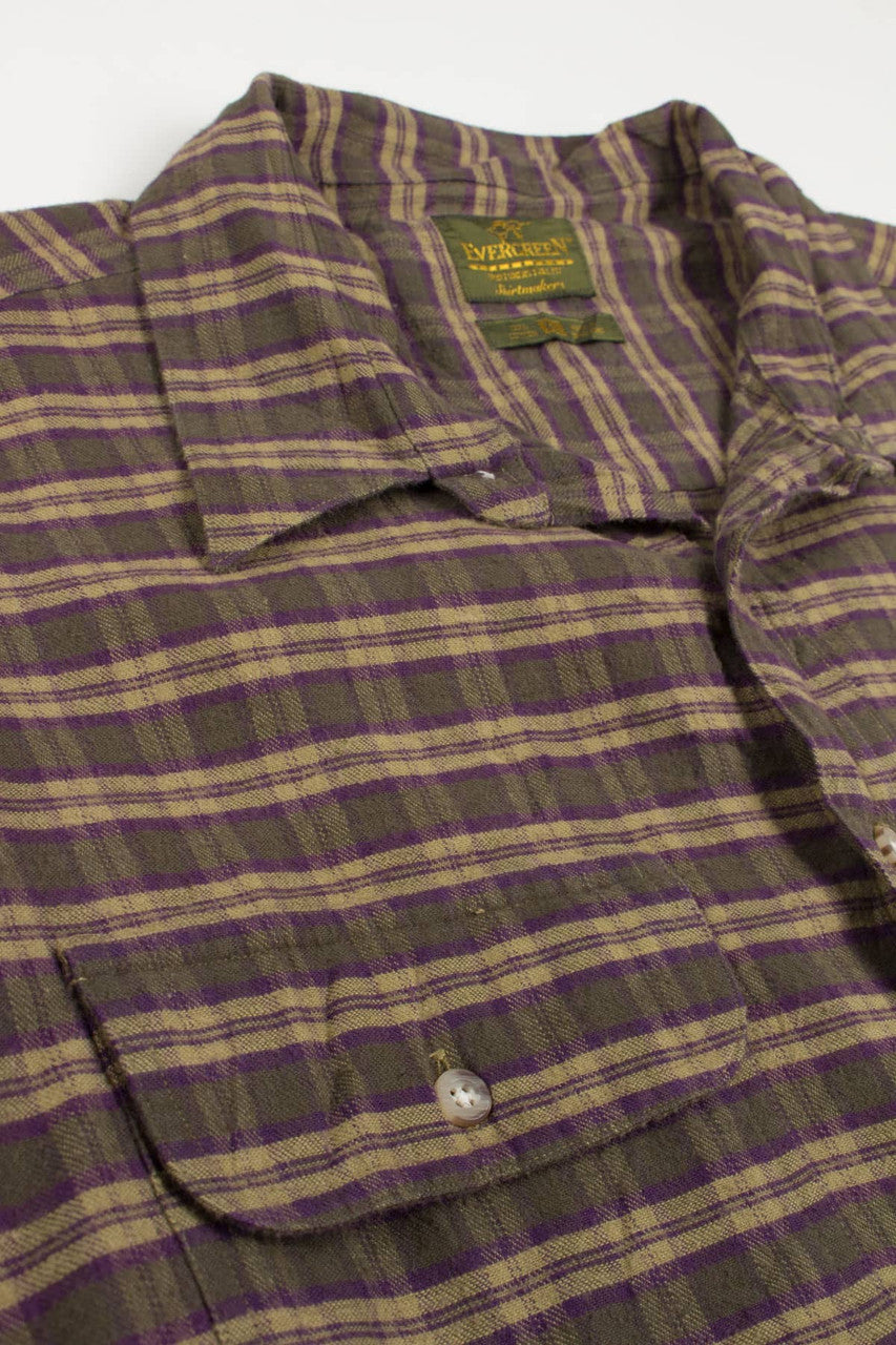 Vintage Evergreen Flannel Shirt 3516