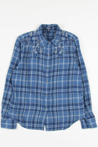 Vintage Embroidered Chaps Flannel Shirt 3518