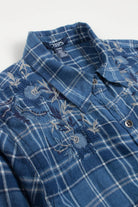 Vintage Embroidered Chaps Flannel Shirt 3518