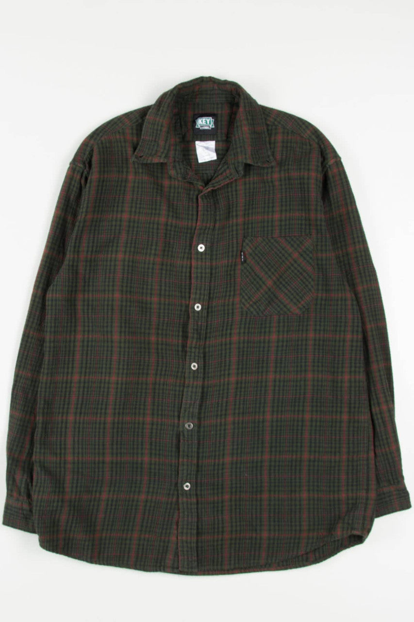 Vintage Key Flannel Shirt 3521