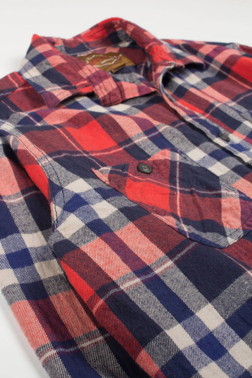 Vintage Red Camel Flannel Shirt 3551