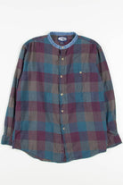 Vintage Denim Collar Flannel Shirt 3575