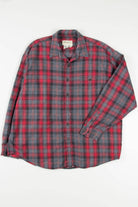 Distressed Eddie Bauer Flannel Shirt 3579
