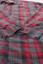 Distressed Eddie Bauer Flannel Shirt 3579