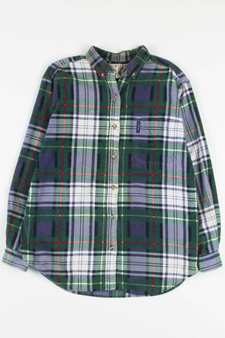 Vintage Corduroy Plaid Shirt 3585