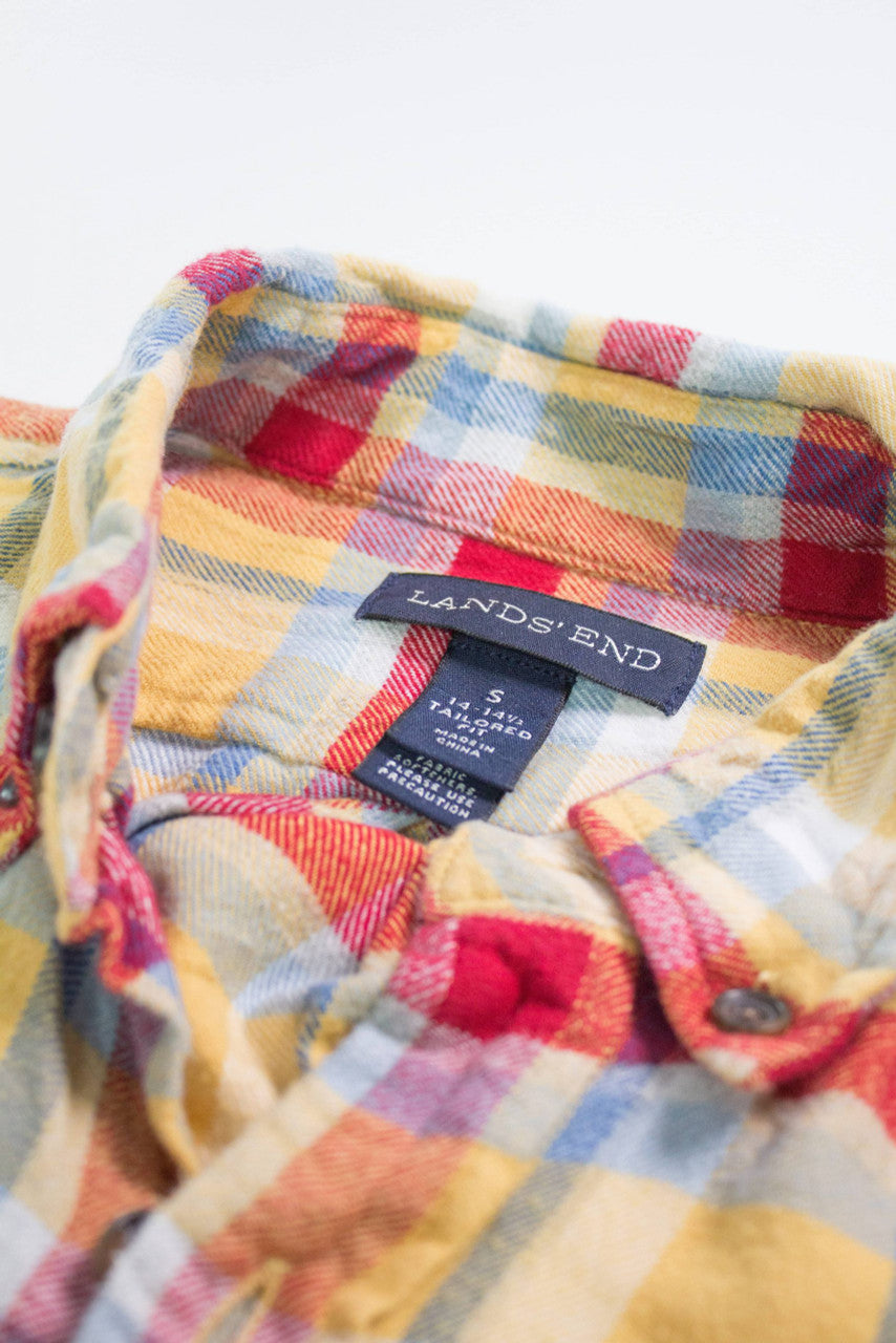 Vintage Lands' End Flannel Shirt