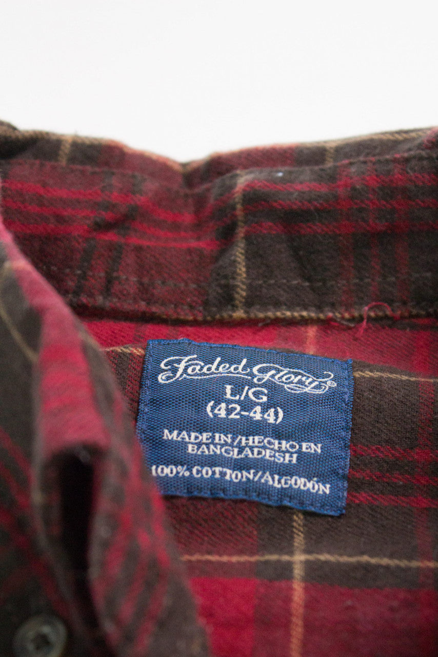 Faded Glory Flannel Shirt