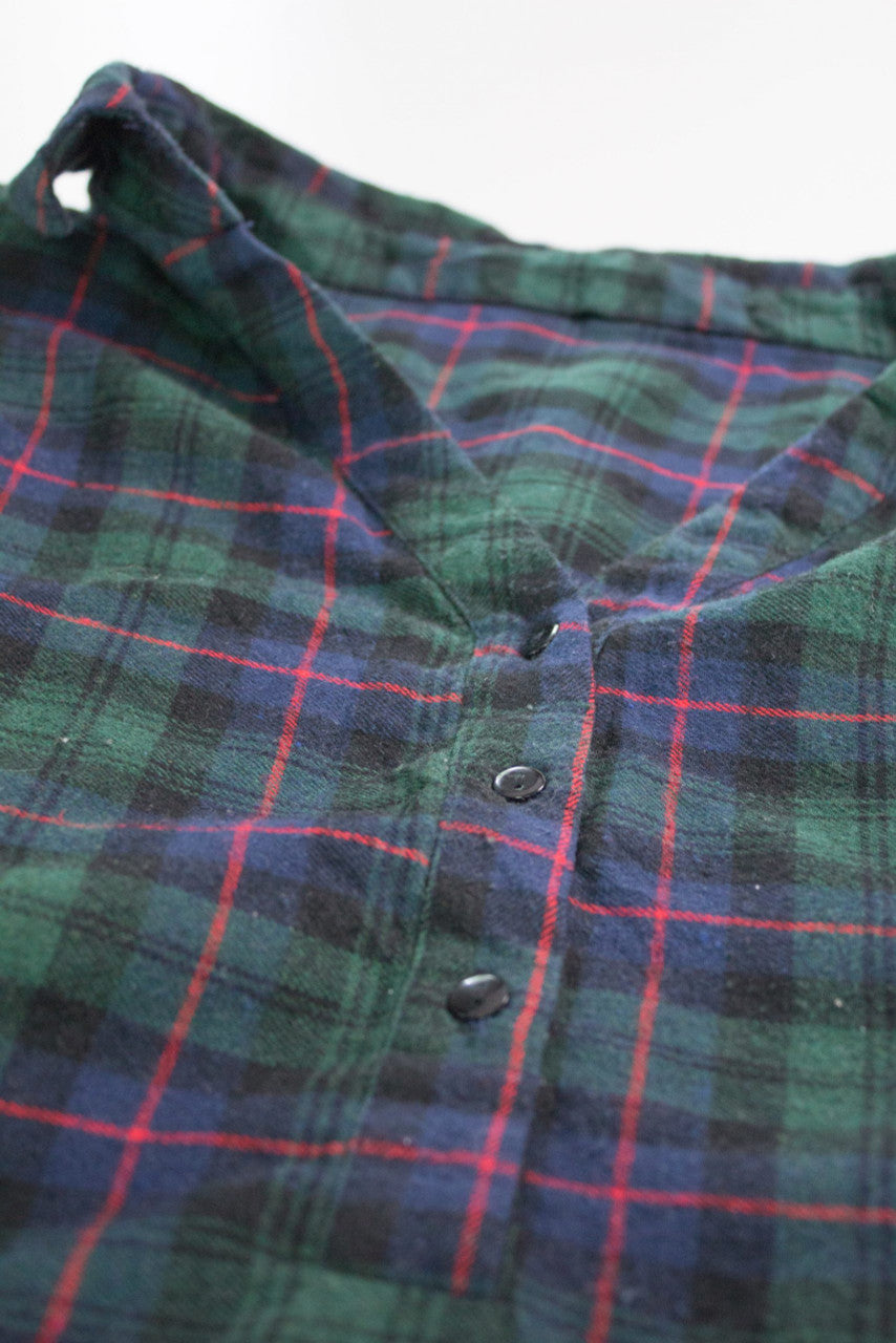 Vintage Woman's Cut Flannel Shirt