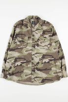Camouflage Faded Glory Flannel Shirt (2000s)