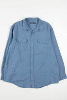 Blue Faded Glory Flannel Shirt (2000s)