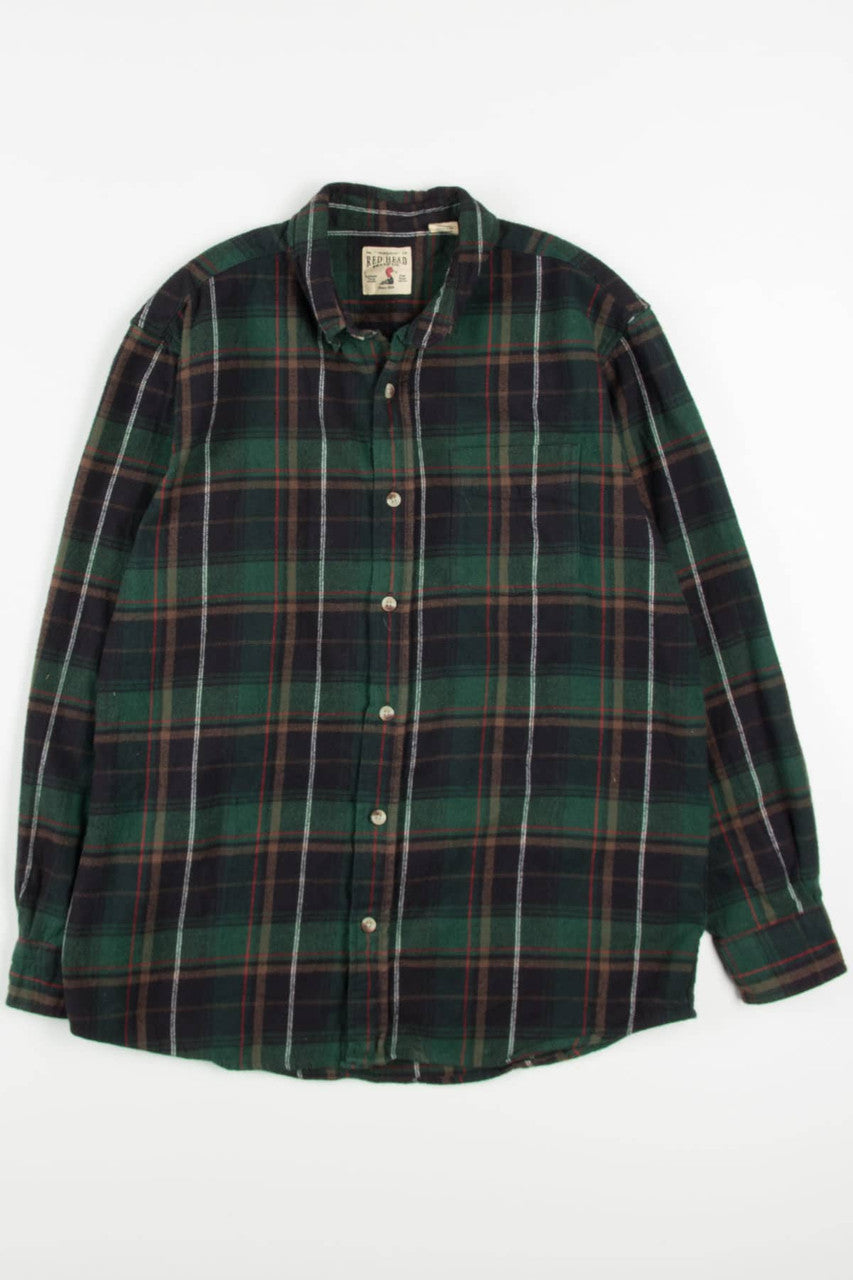 Vintage Red Head Flannel Shirt (2000s)