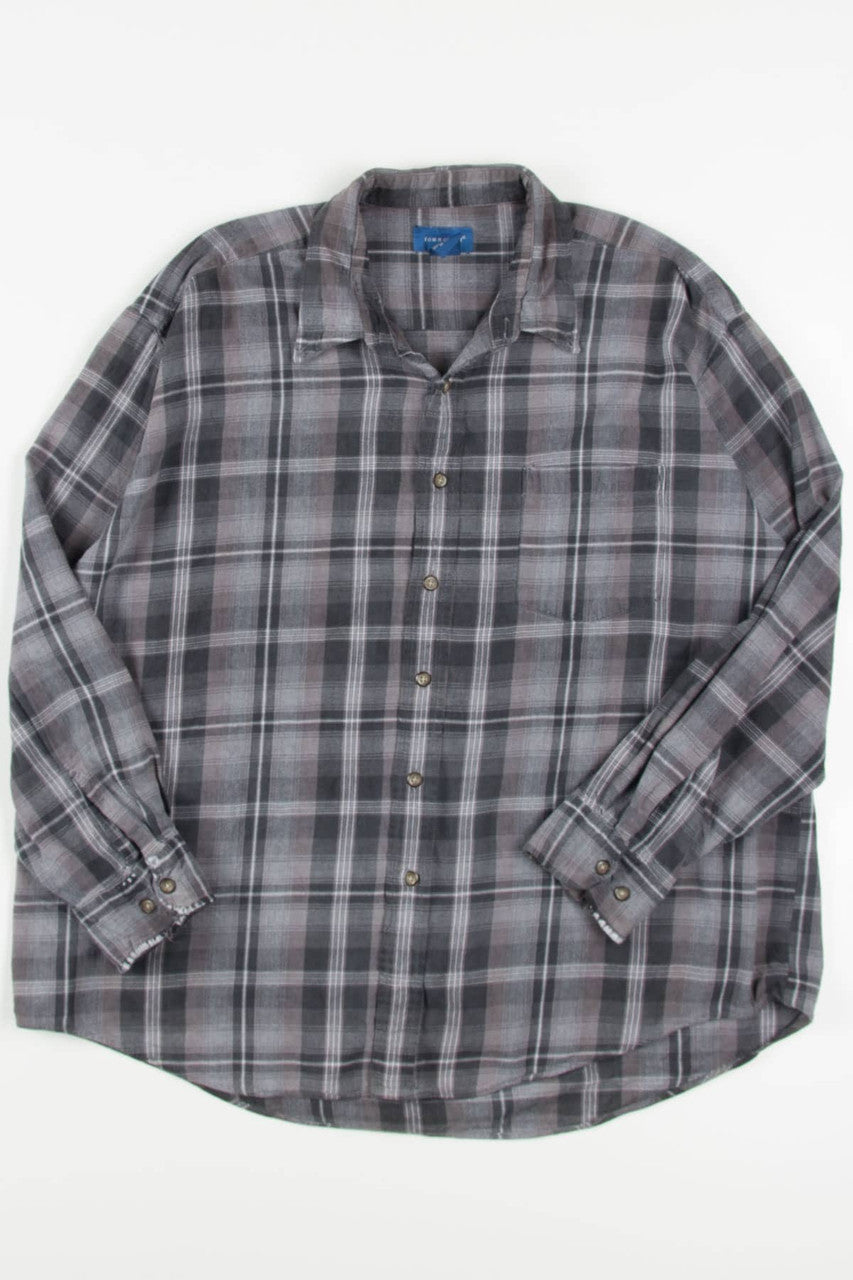 Frayed Towncraft Flannel Shirt (2000s)