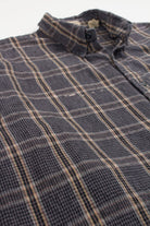 Houndstooth Plaid Van Heusen Flannel Shirt 3703