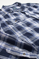 Blue Faded Glory Flannel Shirt 3710