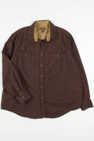 Brown Faded Glory Flannel Shirt 3712