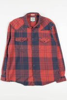Ribbed Western Wrangler Flannel Shirt 3716