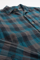 Teal Hobbs Creek Flannel Shirt 3723