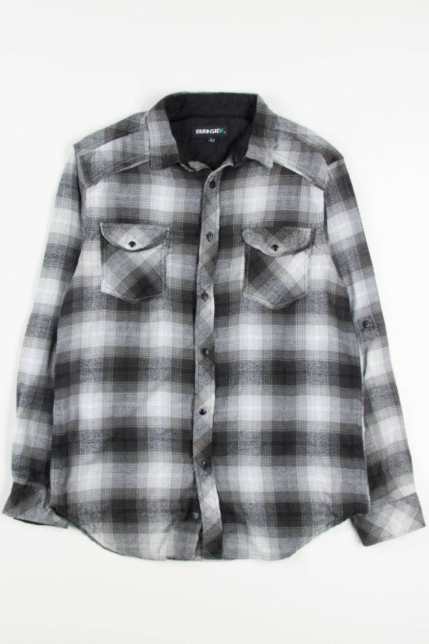 Black Burnside Flannel Shirt 3727