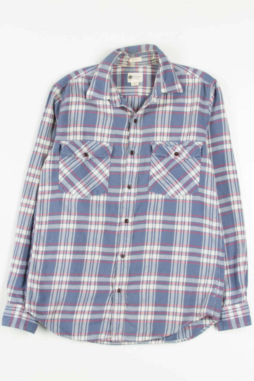 Dusty Blue J. Crew Flannel Shirt 3729