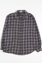 Grey Basic Editions Flannel Shirt 3734