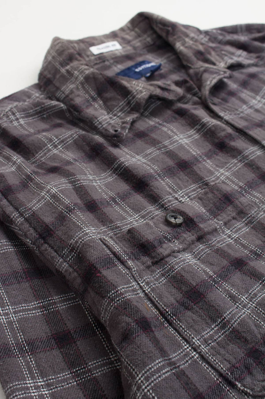 Grey Basic Editions Flannel Shirt 3734