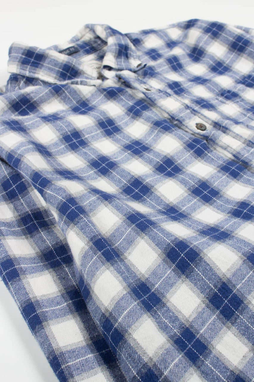 Blue St. John's Bay Flannel Shirt 3757