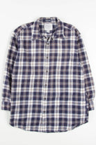 Navy St. John's Bay Flannel Shirt 3758