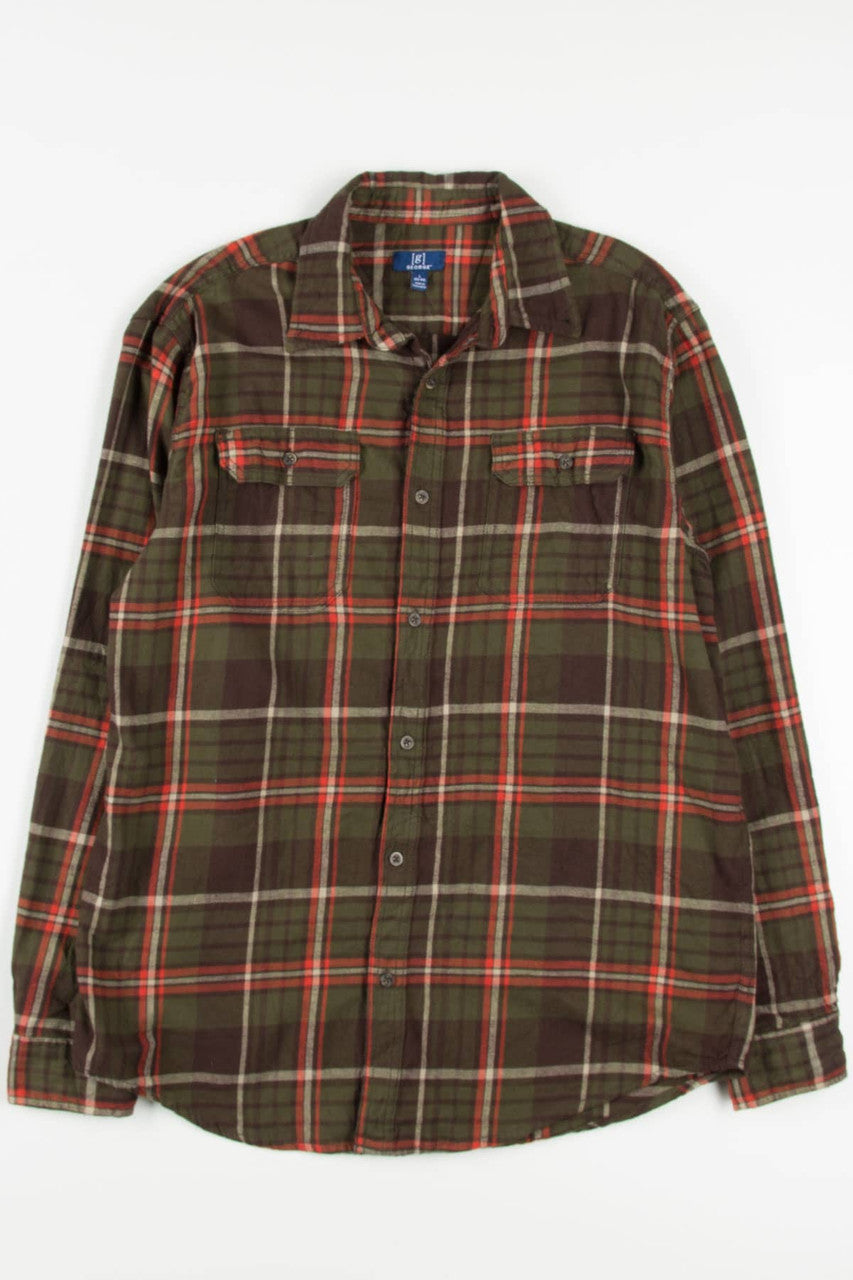 Brown George Flannel Shirt 3760