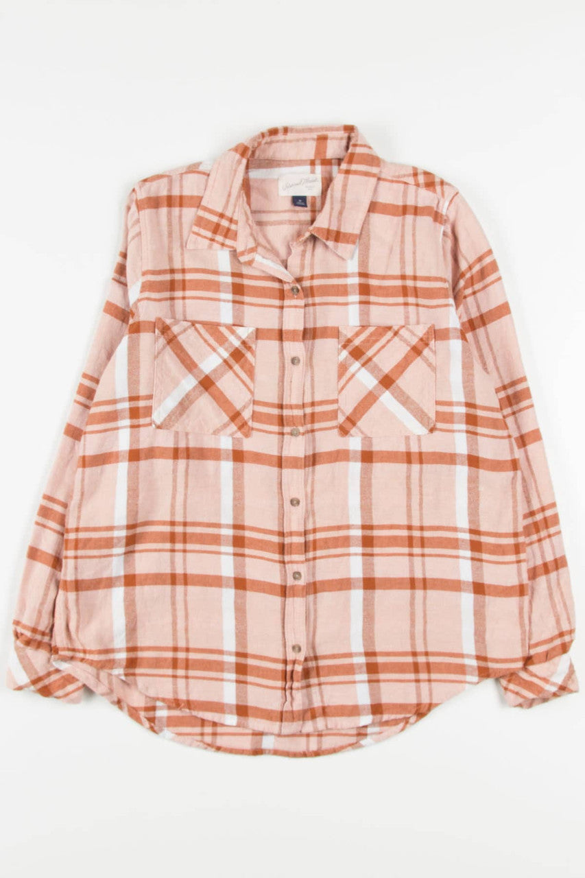 Peach Universal Thread Flannel Shirt 3762