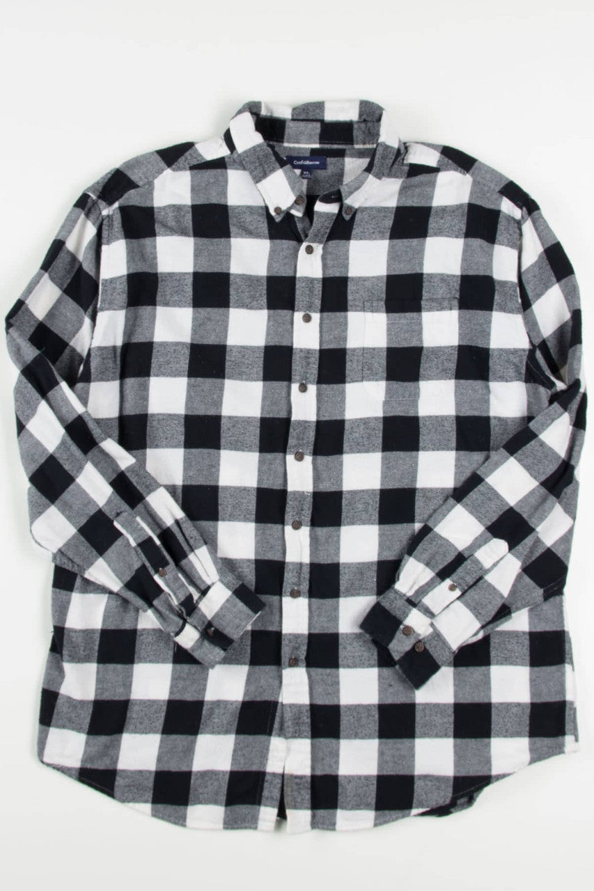 Buffalo Plaid Croft & Barrow Flannel Shirt 3764