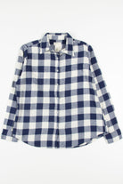 Blue Buffalo Plaid Wrangler Flannel Shirt 3766
