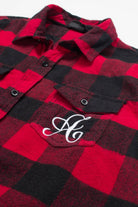 Embroidered A Flannel Shirt 3779